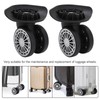 Luqeeg Luggage Suitcase Replacement Wheels - 360° Swivel Wheel Replacement