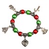 XNHIU Christmas Bracelet Xmas Beads Bracelet