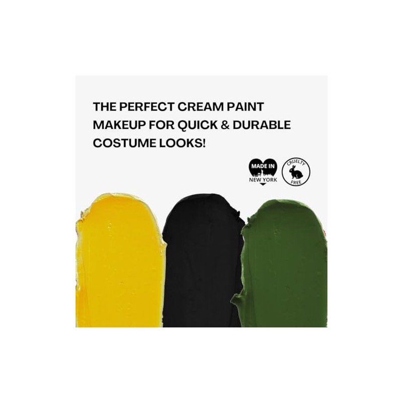 Mehron Paleta de maquillaje tricolor para Halloween (Ghoul/Bruja)