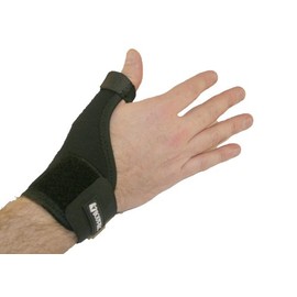 Body-Tec Medical Grade Thumb Splint/Support/Brace (Black, X large 21.3-23.5cm)