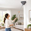 Long Handle Triangle Mop – 360° Rotating Microfiber Wall &
