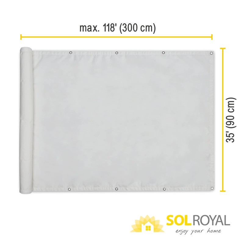 Sol Royal SolVision Balcony Privacy Screen PB2 PES Balcony Surrounding