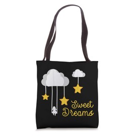 Sweet Dreams Clouds Sleepyhead Dreamy Dreaming Dreamer Sleep Tote Bag