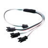 5pcs 15cm 3pin SM Splitter JST Connector Male and Female