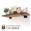 LEOPO Adjustable T Shelf Brackets Extensible 6/8/10 Inch 4 Pack