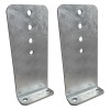 Brickyard 2 Pack - 12" Galvanized L-Type Boat Trailer Bunk