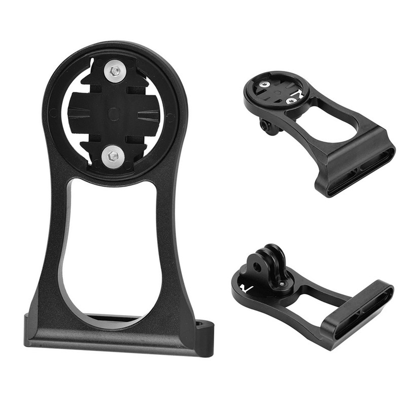 Bicycle Odometer Comupter Aluminium Alloy Extension Mount for Garmin (Black)