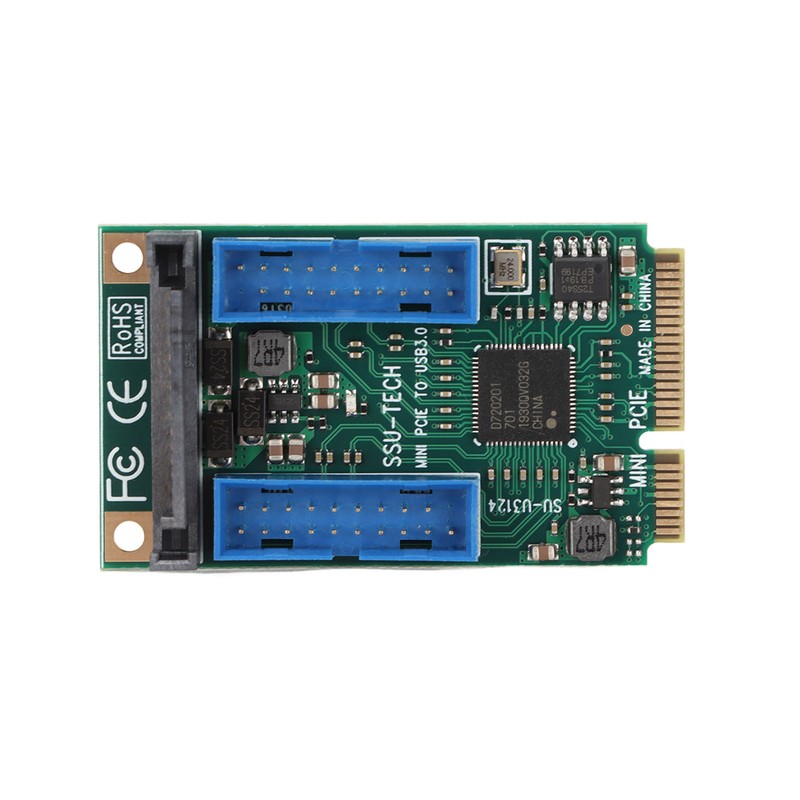 MINI PCI E to USB3.0 Expansion Card 5Gbps Transmission 19