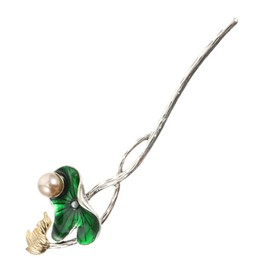 Mikinona Unique Vintage Lotus Hairpin Fashionable Women's Hair Accessory for Celebrations