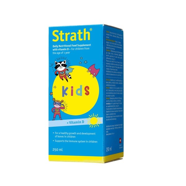 Bio-Strath Kids + Vitamin D Liquid Multivitamin Supplement for Children