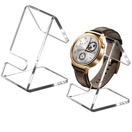 Watch Stand, Watch Stand, 2 Pack Watch Display Bracelet Holder Acrylic Transparent Collection Display