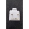 LAC 14 KT Yellow Gold Stud Earrings Screw Back (pierced)