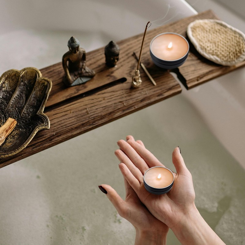 4 Pack Aluminum Tin Cans 1/2 Oz Tin Jars Containers