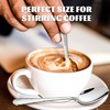 E-far 12-Piece Small Coffee Spoons, 6-Inch Stainless Steel Mini Espresso