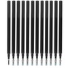 Pack of 12 Compatible Erasable Refills for Pilot Frixion Rollerball
