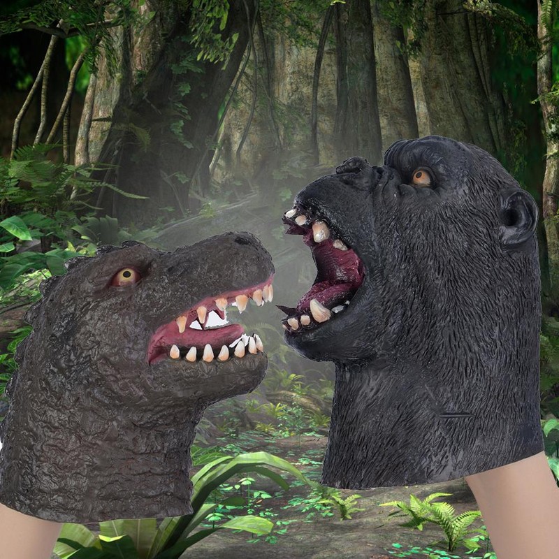 Monster Animal Head Hand Puppet Figure Toys Gloves for Children