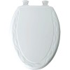 Bemis 134EC-000 White Closed Front Elongated Toilet Seat with Cover
