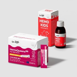 Mother & Child Iron Set Doctor Line Hemo Kids 1 box + Hemo Queens Plus 30 sachets 1 box / 엄마&아이 철분SET 닥터라인 헤모키즈 1박스+헤모퀸즈 플러스 30포 1박스