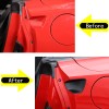 Ynei Matte Black Exterior Door Handle Bezel Frame Overlay Fits