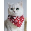 Cat Triangle Bib Cute Japanese Style Adjustable Mohair Pet Triangle