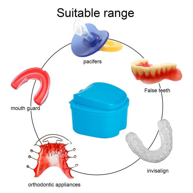 Denture Box Denture Box Retainer Container Storage Box with Hanging