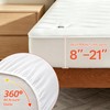Heated Mattress Pad Queen, Cozy Bed Warmer with Preheat &