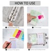 Binder Notebook A6 PU Leather Loose Leaf Notebook with 12