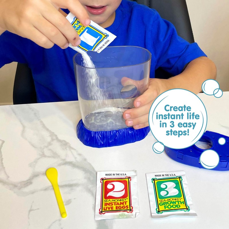 Sea-Monkeys Magiquarium - World's Easiest, No-Mess Pet - Grow Your