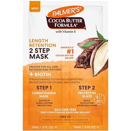 Palmer's Cocoa Butter Formula Biotina Longitud Retención 2-Step Hair Mask 1 oz