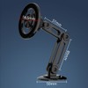 Magnetic Phone Holder for Car with Flexible Base Retractable Phone
