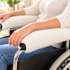 Wheelchair Armrest Covers for Daily Comfort – Soft Plush Chair
