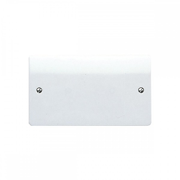 MK K3828 WHI Logic Plus 2G 2 Gang Double Wall