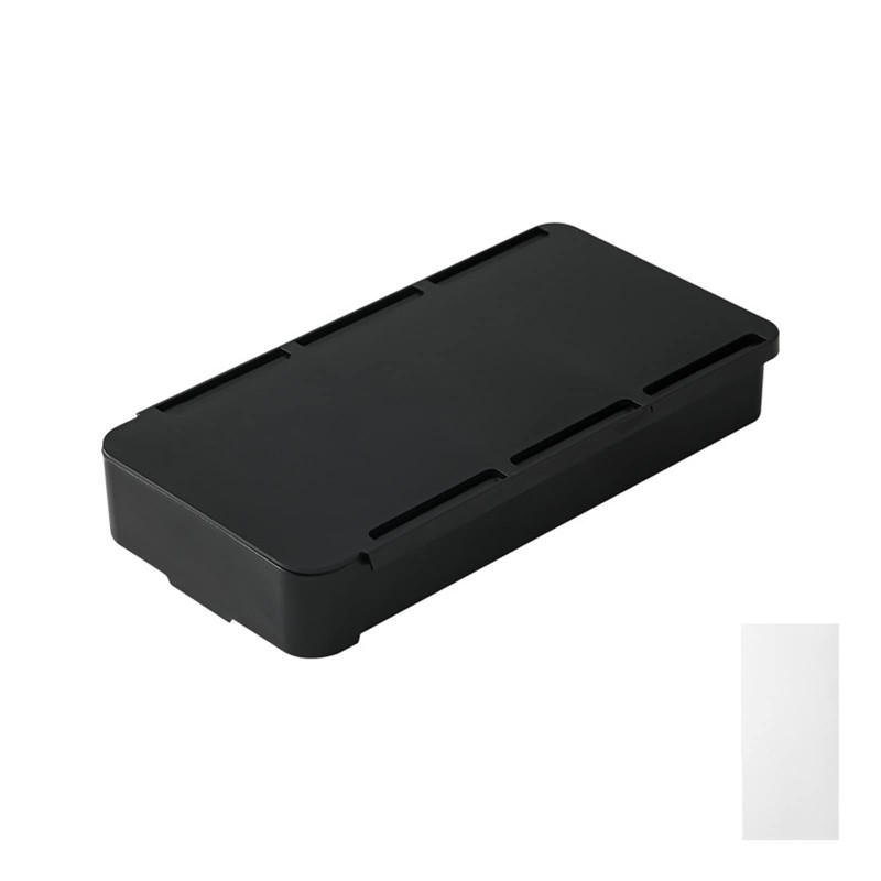 YANGLY Invisible Drawer Storage Box with Lid Pull Out Under