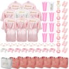 Shyyween 56 Pcs Bridesmaid Bride Robes Set of 8 Bridal