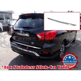 Trims Express fit:2013-2020 Nissan Pathfinder Rear Trunk Lid Bumper Door Trim Cover Accent