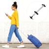 AOKWAWALIY Travel Suitcase Telescopic Handle Luggage Replacement Single Rod Replacement