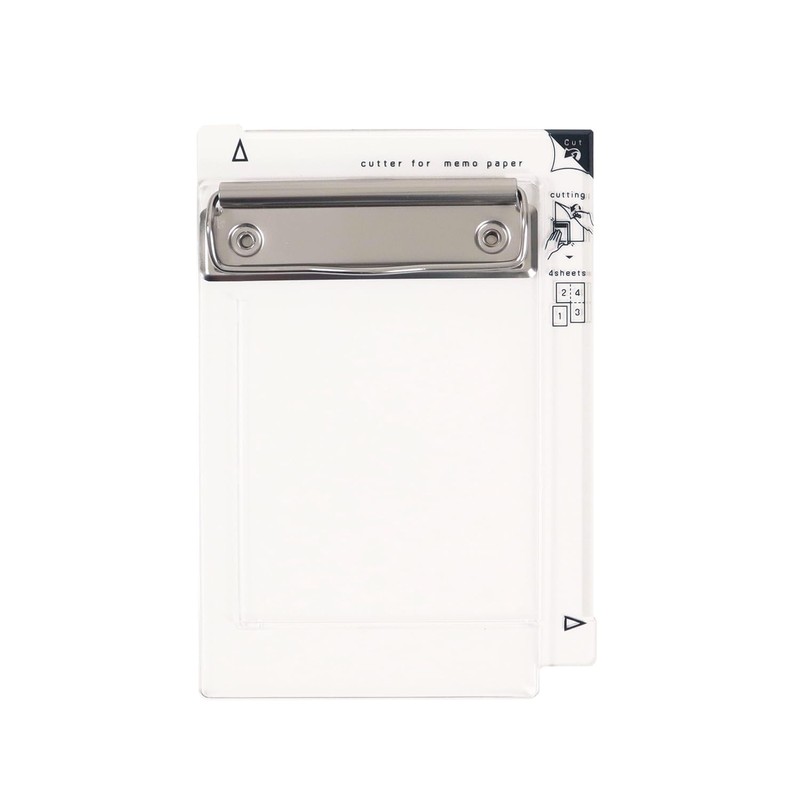 Kutsuwa VS028CL Paper Cutter Binder, Clear
