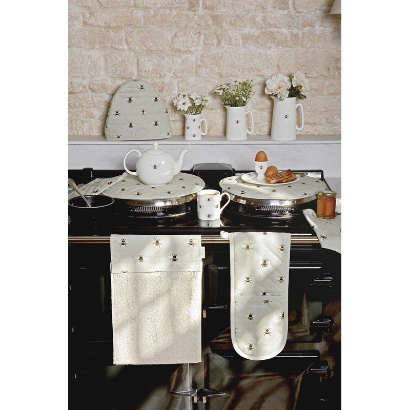 Sophie Allport - Bees Roller Hand Towel, 100% Cotton, Hard