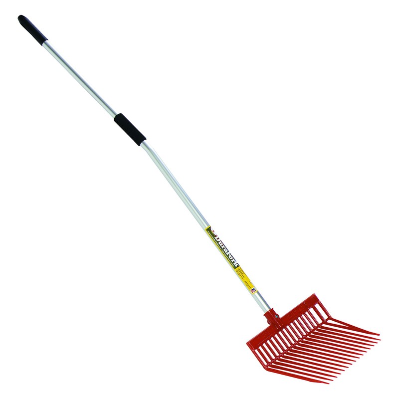 Little Giant DuraFork Pitch Fork (Red) Durable Polycarbonate Stable Fork