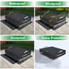 Rectangular Built In Stone Fire Pit Cover For In Ground