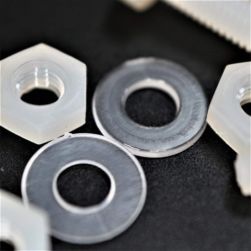 50 x Nylon Flat Head Cross Head Plastic Machine Screws