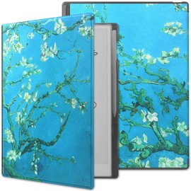 HoYiXi Case for reMarkable Paper Pro 11.8” (2024 Released),Lightweight and Hard Back Shell Protective Book Folio Cover, fit reMarkable paper tablet with 11.8” color display，Auto Sleep/Wake,flower