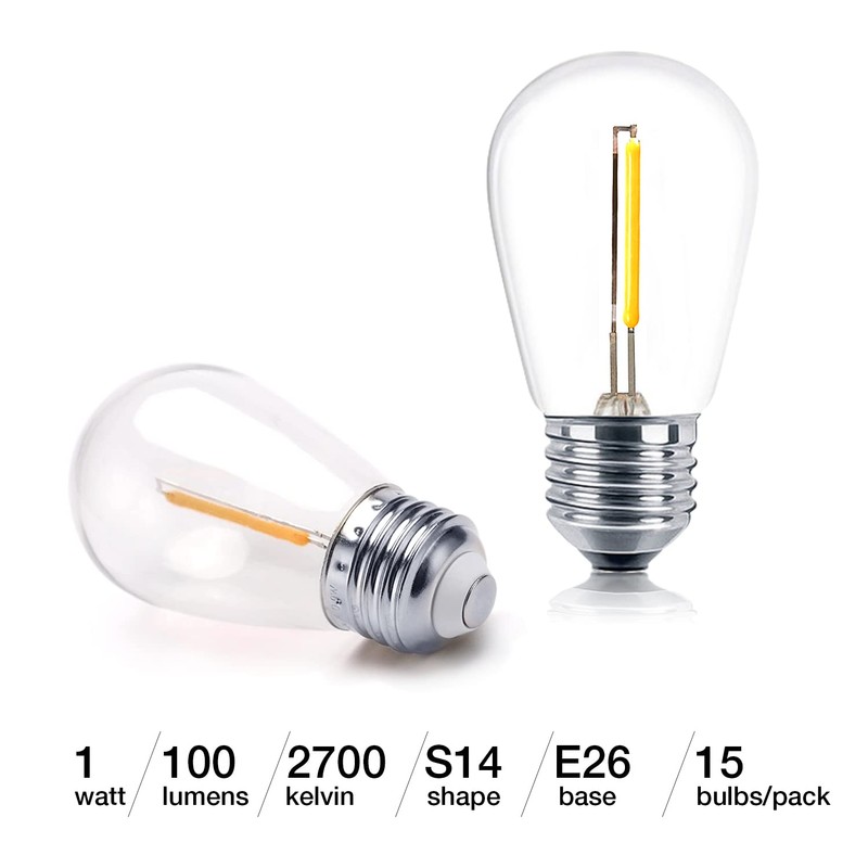 Brightech Ambience PRO Replacement LED Light Bulbs, 1 Watt LED