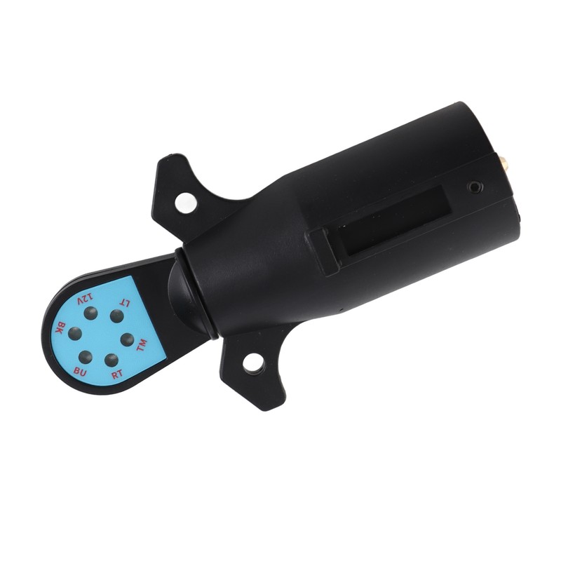 7 Pin RV Blade Trailer Wiring Circuit Tester 6 LED