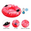 Inflatable Ski Ring PVC Sledding Tube Thicken Snow Tubing Winter