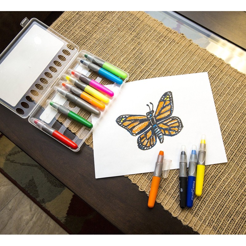 Faber-Castell FC14592 12ct Gel Crayons