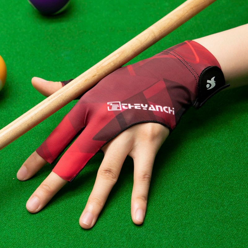 Billiard Gloves, Billiard Gloves, 3 Fingers, Left Hand, Anti-Slip, Stretchable,