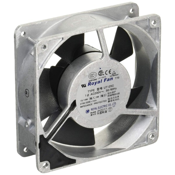 Royal Electric UT125C AC Axial Fan, 4.7 x 1.5 inches