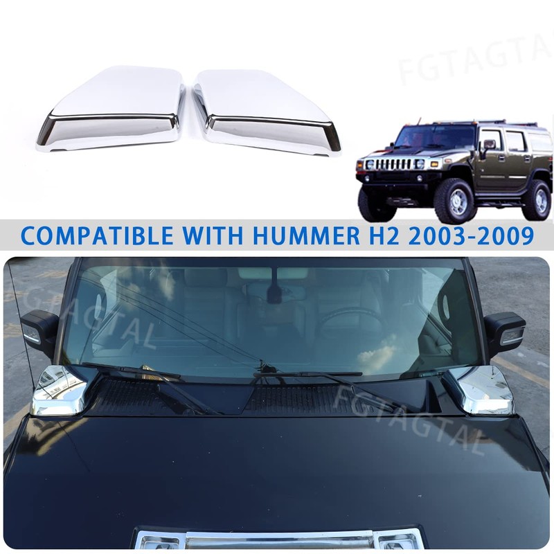 Fgtagtal Side Air Intake Hood Vent Cover Compatible with Hummer