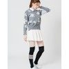 Women's Golf Socks Over Knee Socks Knee High Black Gray